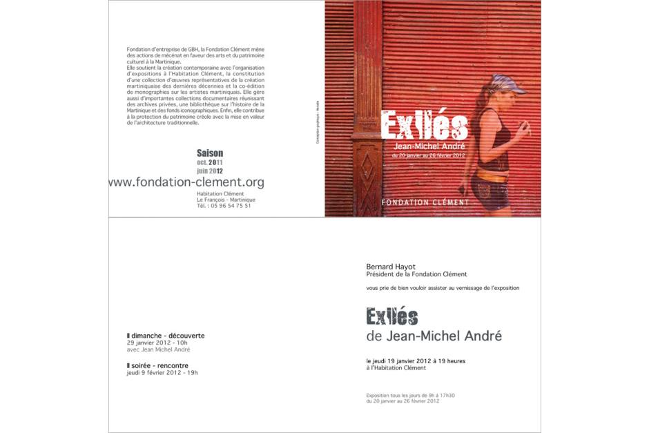 Invitation de l'exposition /// Exilés