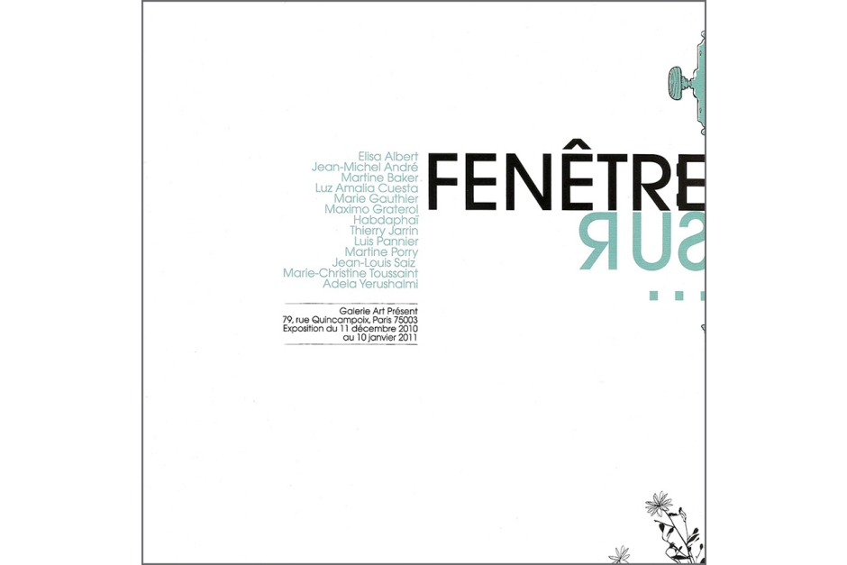 Invitation /// Vernissage /// Fenêtre sur